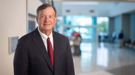 UAMS Chancellor C. Lowry Barnes, M.D., oversees the day-to-day operations at UAMS.
