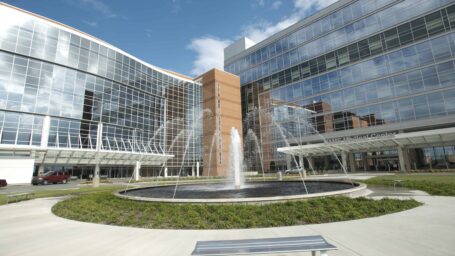 bruce fountain at UAMS